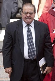 Antonin Scalia leaves St. Matthews Cathedral after attending the Red Mass in Washington October 3, 2010. REUTERS/Joshua Roberts Antonin Scalia leaves St. Matthews Cathedral after attending the Red Mass in Washington October 3, 2010. REUTERS/Joshua Roberts