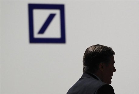 Josef Ackermann, outgoing CEO of Germany's largest business bank, Deutsche Bank AG arrives for the bank's annual shareholders meeting in Fra Josef Ackermann, outgoing CEO of Germany's largest business bank, Deutsche Bank AG arrives for the bank's annual shareholders meeting in Fra