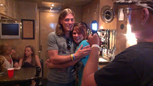 Listener Alyssa was so excited to meet Jason Michael Carroll she cried the whole time.