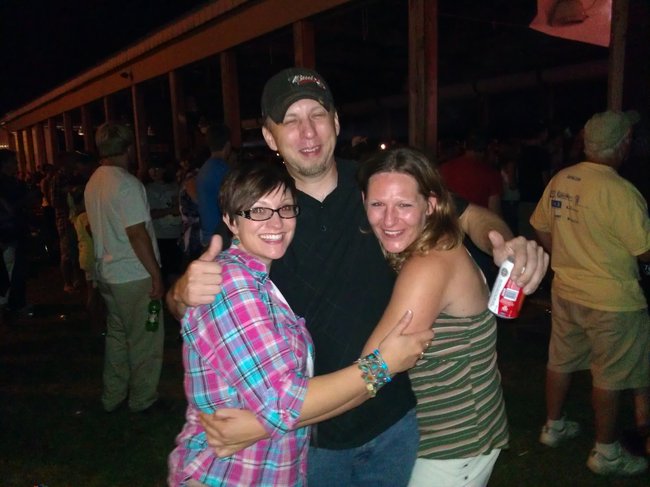 Nikki with Amber and Matt