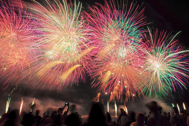 The Night Show finishes out with a fantastic fireworks show. I love shooting fireworks..always good practice for a photographer! This was the last blast of the night!