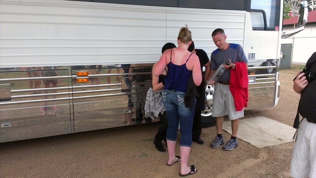 Listeners meeting Thompson Square