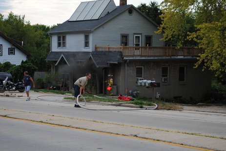 House Fire On Indiana Avenue House Fire On Indiana Avenue