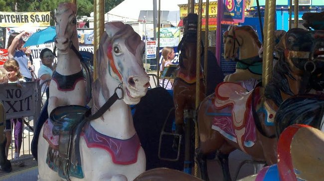 The carousel.