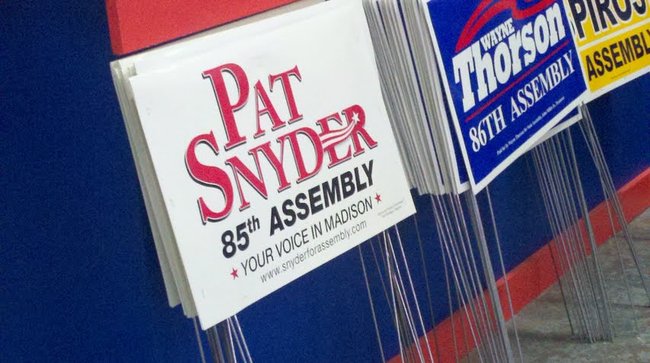 Pat Snyder yard signs.