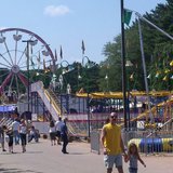 The Wisconsin Valley Fair midway. The Wisconsin Valley Fair midway.