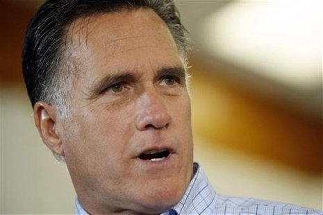 U.S. Republican presidential candidate Mitt Romney makes a point at a campaign event in Golden, Colorado August 2, 2012. REUTERS/Rick Wilkin U.S. Republican presidential candidate Mitt Romney makes a point at a campaign event in Golden, Colorado August 2, 2012. REUTERS/Rick Wilkin