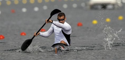New Zealand's Ben Fouhy competes in the men's kayak single (K1) 1000m heat at the Eton Dorney during the London 2012 Olympic Games August 6, New Zealand's Ben Fouhy competes in the men's kayak single (K1) 1000m heat at the Eton Dorney during the London 2012 Olympic Games August 6,
