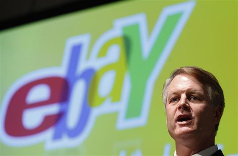eBay Inc President and CEO John Donahoe speaks during a news conference in Tokyo May 9, 2012. REUTERS/Yuriko Nakao eBay Inc President and CEO John Donahoe speaks during a news conference in Tokyo May 9, 2012. REUTERS/Yuriko Nakao