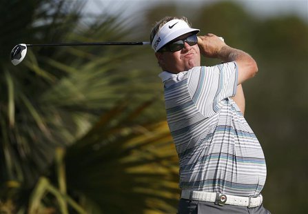Carl Pettersson of Sweden tees off on the third hole during the first round of the PGA Championship golf tournament at The Ocean Course on K Carl Pettersson of Sweden tees off on the third hole during the first round of the PGA Championship golf tournament at The Ocean Course on K