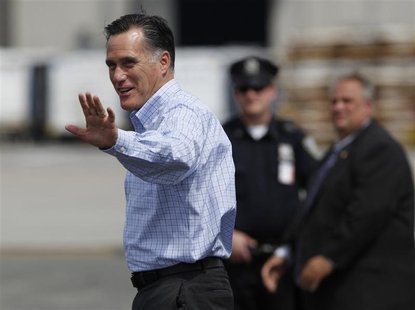 Republican presidential candidate and former Massachusetts Governor Mitt Romney arrives on his way to a finance event in Newark, New Jersey Republican presidential candidate and former Massachusetts Governor Mitt Romney arrives on his way to a finance event in Newark, New Jersey