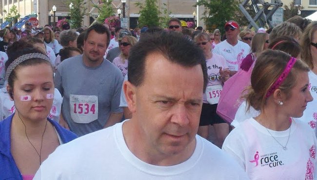 Walkers at the 2012 Susan G Komen Race For The Cure in Wausau, WI