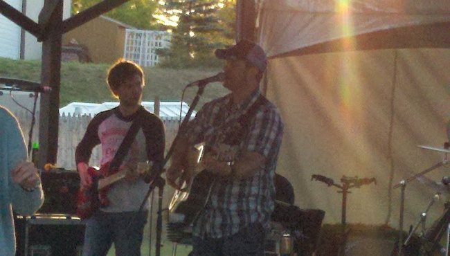 Live music at the 2012 Mosinee Log Jam.