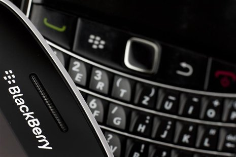 Research in Motion (RIM) BlackBerry smartphone handsets are pictured in this illustration picture taken in Lavigny, July 21, 2012. Picture t Research in Motion (RIM) BlackBerry smartphone handsets are pictured in this illustration picture taken in Lavigny, July 21, 2012. Picture t