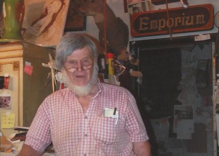 Robert Eugene Medema in his shop Robert Eugene Medema in his shop