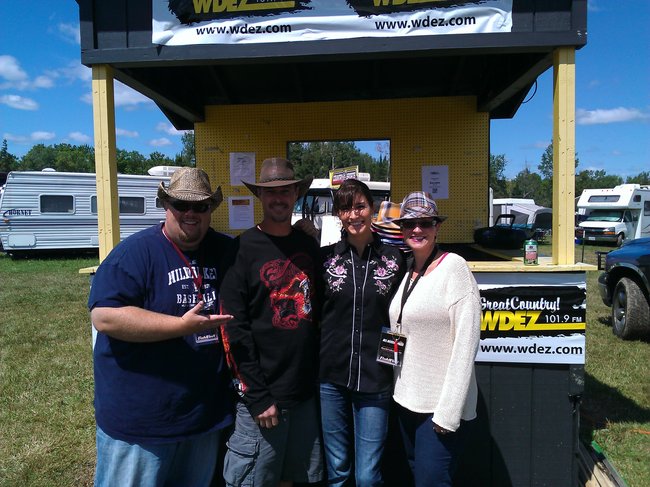 Bryan and Nikki sport new hats from Silver Nugget Traders