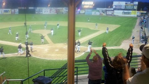 The Wisconsin Woodchucks defeat Madison at Athletic Park on August 12, 2012 The Wisconsin Woodchucks defeat Madison at Athletic Park on August 12, 2012