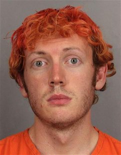 A booking photo of Colorado shooting suspect James Eagan Holmes is shown in this handout supplied by the Arapahoe County Sheriff's Office in A booking photo of Colorado shooting suspect James Eagan Holmes is shown in this handout supplied by the Arapahoe County Sheriff's Office in