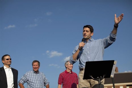 REFILE - QUALITY REPEAT Republican vice presidential candidate Representative Paul Ryan (R-WI) speaks during a campaign rally at Miami Unive REFILE - QUALITY REPEAT Republican vice presidential candidate Representative Paul Ryan (R-WI) speaks during a campaign rally at Miami Unive