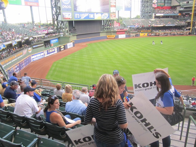 The group found their seats.