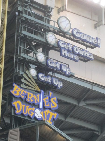 The sign has been busy tonight!