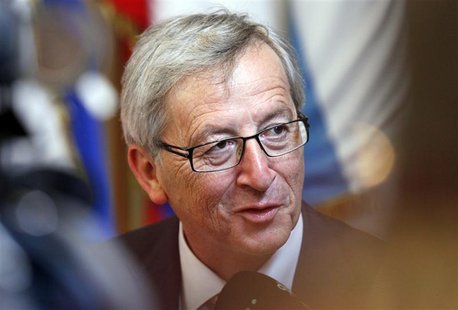 Luxembourg's Prime Minister Jean-Claude Juncker leaves a two-day European Union leaders summit in Brussels early June 29, 2012. REUTERS/Seba Luxembourg's Prime Minister Jean-Claude Juncker leaves a two-day European Union leaders summit in Brussels early June 29, 2012. REUTERS/Seba