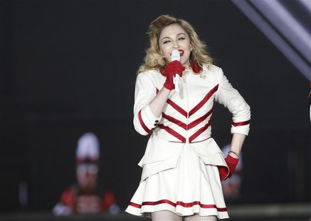 U.S. singer Madonna performs during a concert at the Telenor Arena just outside Oslo August 15, 2012. REUTERS/Fredrik Varfjell/NTB Scanpix U.S. singer Madonna performs during a concert at the Telenor Arena just outside Oslo August 15, 2012. REUTERS/Fredrik Varfjell/NTB Scanpix