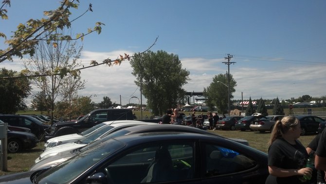 Crystal sent us a shot from the parking lot