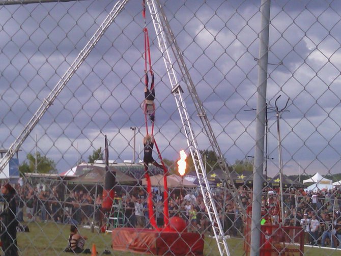 Listener Lonnie hit us up with some great KnotFest shots!