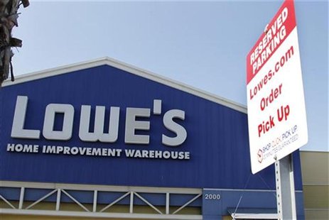 A specially designated parking spot for Lowes.com shoppers is pictured in the parking lot at the Lowe's Home Improvement Warehouse in Burban A specially designated parking spot for Lowes.com shoppers is pictured in the parking lot at the Lowe's Home Improvement Warehouse in Burban