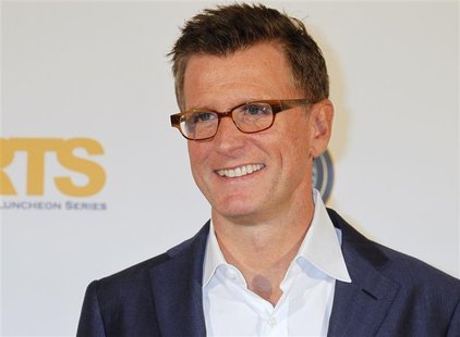 Kevin Reilly, president Entertainment Fox Broadcasting Co. poses at the Hollywood Radio and Television Society Newsmaker Luncheon featuring Kevin Reilly, president Entertainment Fox Broadcasting Co. poses at the Hollywood Radio and Television Society Newsmaker Luncheon featuring