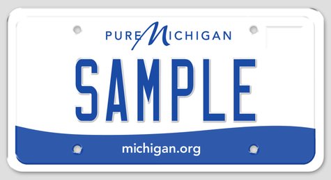 Pure Michigan license plate Pure Michigan license plate