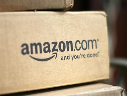 A box from Amazon.com is pictured on the porch of a house in Golden, Colorado July 23, 2008. REUTERS/Rick Wilking A box from Amazon.com is pictured on the porch of a house in Golden, Colorado July 23, 2008. REUTERS/Rick Wilking