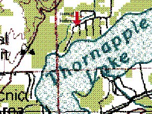Red Arrow delineates the street where the problems began. Red Arrow delineates the street where the problems began.