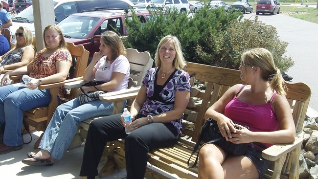 WDEZ listeners having a great time at the Backyard BBQ Saturday, August 25, 2012 at Marathon Town & Country Store.