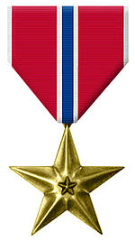 Bronze Star Medal (courtesy of Wikipedia) Bronze Star Medal (courtesy of Wikipedia)
