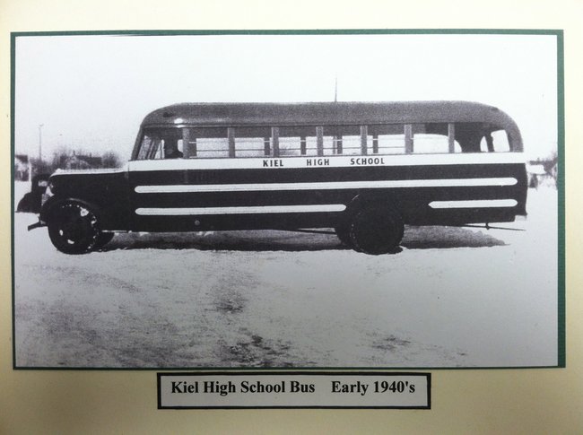 Kiel's first school bus