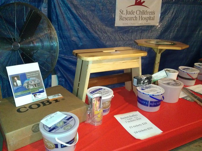 Tons of Raffle prizes at Dock of DuBay for Fishing for a Cure