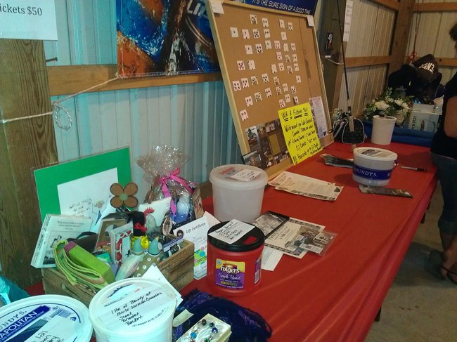 Tons of Raffle prizes at Dock of DuBay for Fishing for a Cure