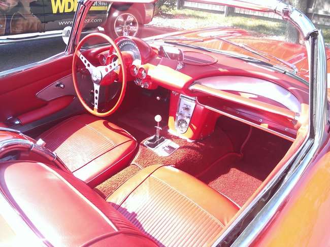 1961 Corvette interior