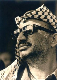 An undated picture handed out by the Palestinian Authority shows Palestinian President Yasser Arafat during his stay in Lebanon. REUTERS/Pal An undated picture handed out by the Palestinian Authority shows Palestinian President Yasser Arafat during his stay in Lebanon. REUTERS/Pal