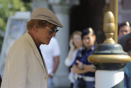 Actor Robert Redford arrives to attend a photocall for the movie "The company you keep" at the 69th Venice Film Festival in Venice September Actor Robert Redford arrives to attend a photocall for the movie "The company you keep" at the 69th Venice Film Festival in Venice September