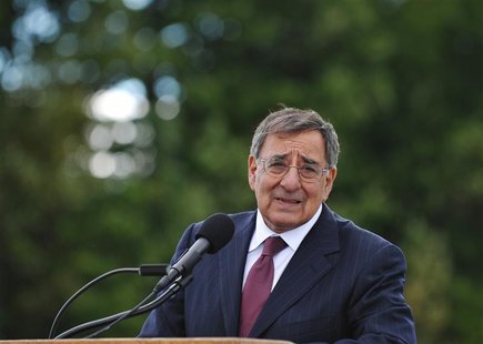 U.S. Defense Secretary Leon Panetta speaks to reporters after visiting the Flight 93 National Memorial ahead of the 11th anniversary of the U.S. Defense Secretary Leon Panetta speaks to reporters after visiting the Flight 93 National Memorial ahead of the 11th anniversary of the
