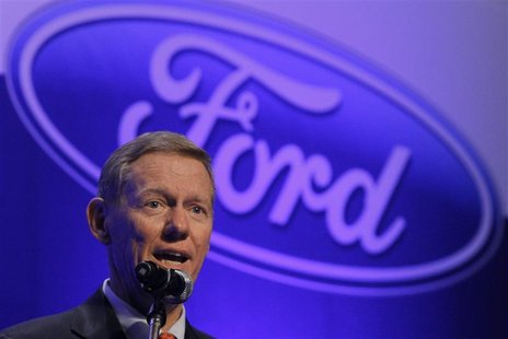 Ford Motor Company President and Chief Executive Alan Mulally answers a reporter's question during a news conference at a hotel in Seoul Aug Ford Motor Company President and Chief Executive Alan Mulally answers a reporter's question during a news conference at a hotel in Seoul Aug
