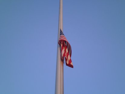 American Flag at half staff
American Flag at half staff