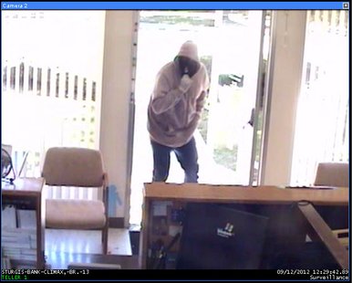 Bank robbery suspect Bank robbery suspect