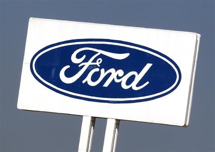 The Ford Motor Company's emblem is pictured at the company's factory in Almussafes near Valencia September 5, 2012. REUTERS/Heino Kalis The Ford Motor Company's emblem is pictured at the company's factory in Almussafes near Valencia September 5, 2012. REUTERS/Heino Kalis