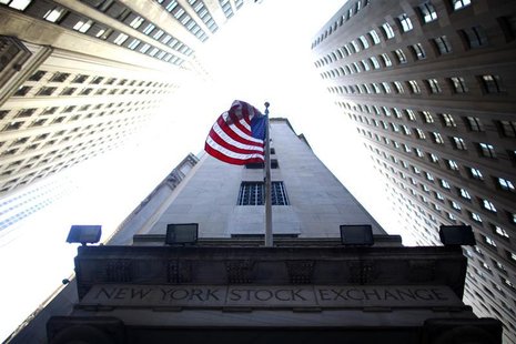 A flag flies at the exterior of New York Stock Exchange June 15, 2012. REUTERS/Eric Thayer A flag flies at the exterior of New York Stock Exchange June 15, 2012. REUTERS/Eric Thayer