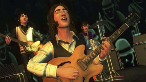 A still image from the new computer game The Beatles: Rock Band is seen in this handout released to Reuters in London September 9, 2009. REU A still image from the new computer game The Beatles: Rock Band is seen in this handout released to Reuters in London September 9, 2009. REU