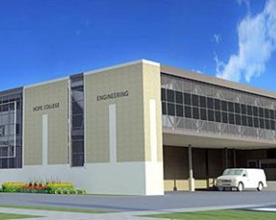 Rendering of expansion of Hope College's Haworth Engineering Center (courtesy of Hope College) Rendering of expansion of Hope College's Haworth Engineering Center (courtesy of Hope College)